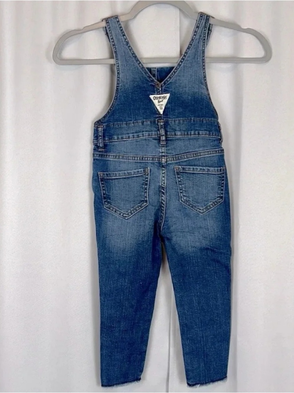 OshKosh B'gosh Girls Denim Overalls in Blue